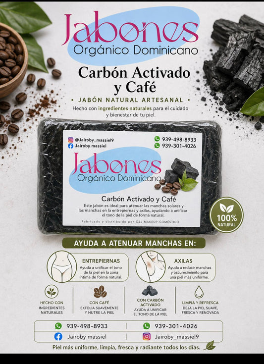 Jabón de Carbón Activado & Café